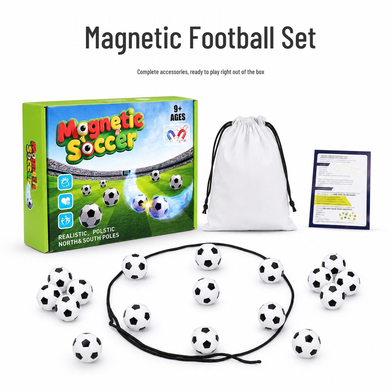 Magnetic Football Table Battle Chess: Educational Strategy Game Toy