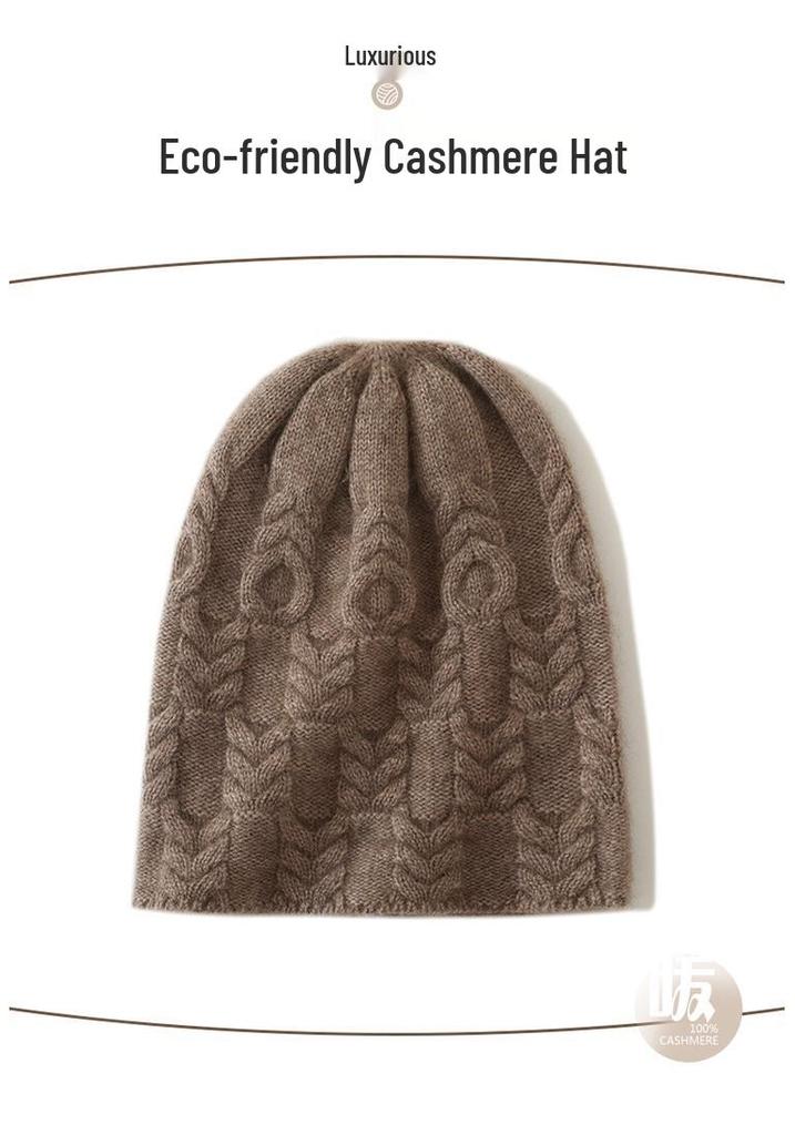 2025 Women's Cashmere Knit Headwrap: High-End, Warm Ear Protection for Fall/Winter