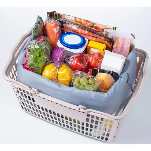 Takagi Metal Eco Bag, 28L, Livlan Cool Bag, Zipper Type, NV-LB28