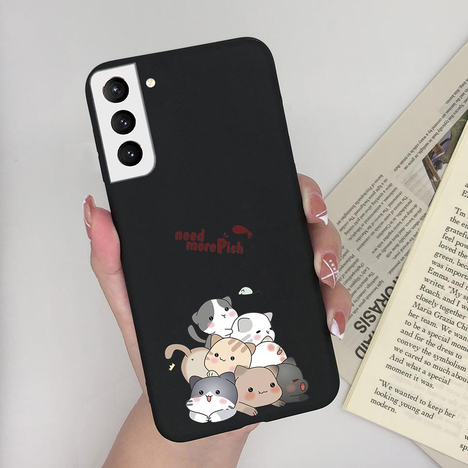 For Samsung Galaxy S21 Plus Ultra FE 5G Case Cute Painted Silicone Soft Protective Phone Cover for SamsungS21 S 21 FE Plus Ultra