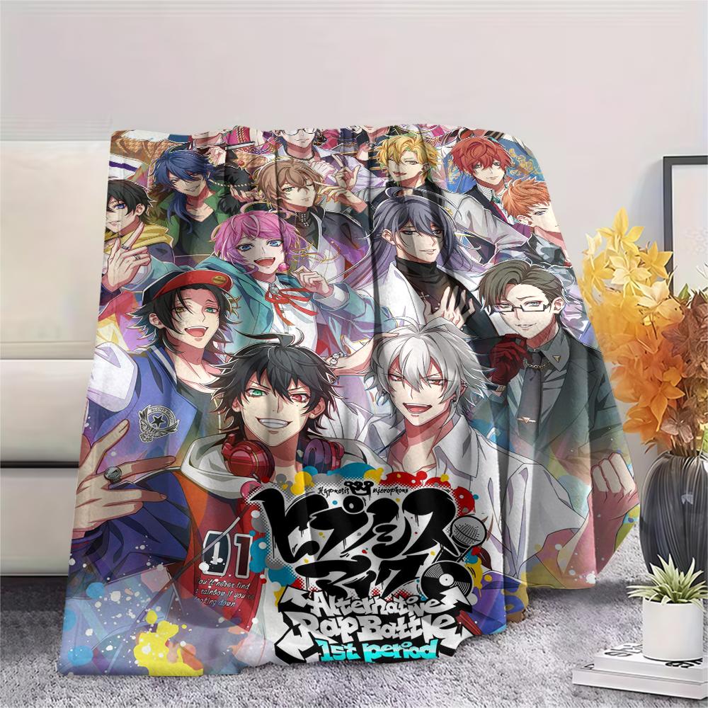 1Pc Hypnosis Mic Print Flannel Blanket, High quality Comfortable for All Seasons, Home Decor, Warmth and Comfort, Perfect for Christmas Gifts