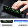 Luminous Car Temporary Parking Card Car Styling Phone Number Card Plate For Cadillac Escalade GT4 XT4 ATS XT5 CTS XTS RS