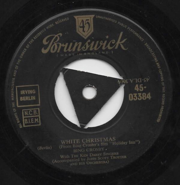

7inch Record BING CROSBY White Christmas 4503384 Brunswick 1954 UK Pop Used