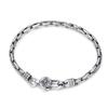 Silver-plated retro old-fashioned handmade snake bone bracelet, men's and women's versatile ethnic style, now trendy couple personality