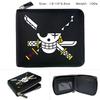 One Piece Anime Reißverschluss PU Geldbörse Luffy Aufdruck Kurzes Münzfach Kartenhalter