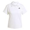 Adidas Tennis Climacool Club Series Comfortable Fashionable Versatile Casual Short Sleeve Polo Shirt Women Polo Shirts White JZ4925