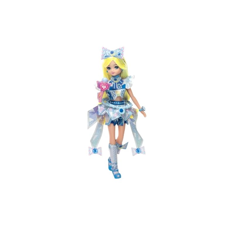 Takara Tomy Licca-chan Doll Secret Eye Princess Mitsuki x Tsubasa Dress-Up Pretend Play Toy for Ages 6 and Up