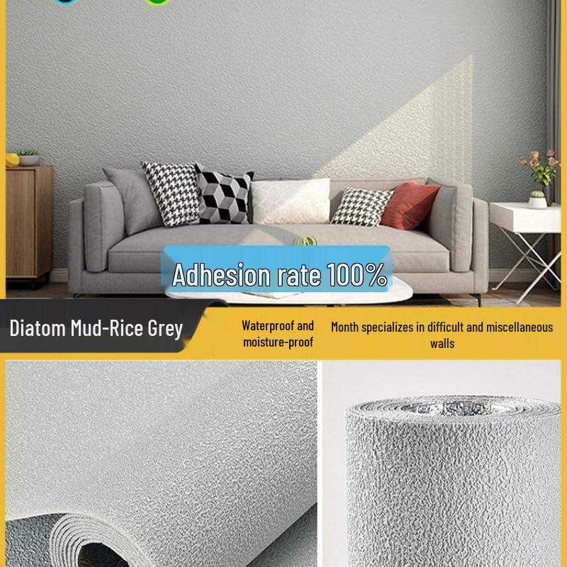 

3D Самоклеящиеся Водонепроницаемые Обои: Влагостойкое настенное покрытие для отслаивающихся поверхностей 10m x 50cm