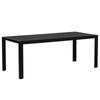 Garden Table Plastic 190 X 84.5 X 72 Cm Weatherproof, Wood Look, Wood Texture
