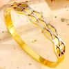 Ms. Gao's Diamond-shaped Hollow Oval European and American Fashion Jewelry Bracelet