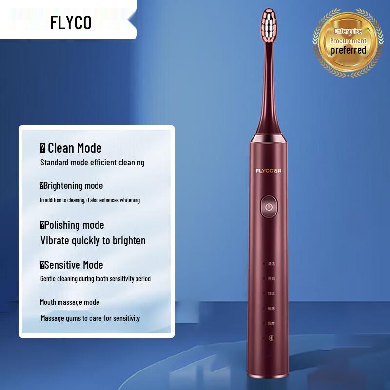 

Flyco FT7205 Bluetooth Smart Sonic Electric Toothbrush for Adults