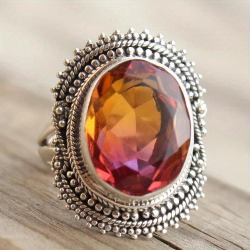 Vintage All Season Gift Minimalist# Wedding Gift Ring - Bohemian Ring - Hassonite -Rings -Gift for Wedding