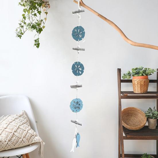 

Настенный кулон в виде морской звезды с хлопчатобумажной веревкой. Простая установка. Пляжная тема. Рустикальное морское подвесное украшение в виде морской звезды.