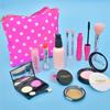 Girls Make Up Toy Set Pretend Play Lipstick Nail Polish Princess Pink Makeup Toys for Girls Dress Up Educational Toys Kids Gifts