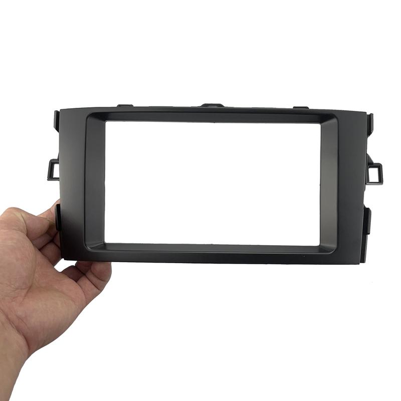 2Din Car Fascia for Toyota Auris 2006-2012 Stereo Fascias Panel Dash Mount Installation Car DVD Frame Kit In-Dash