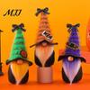 Durable Halloween Decorations Gnome Decor, Cute Gradient Ghost Figurine, Faceless Statue Decoration Ideas for Party Shelf Table, Spooky Ornament Home