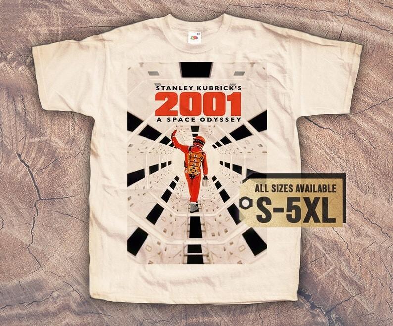 A Space Odyssey 2001 V8 T SHIRT Tee Vintage Movie Softstyle T-Shirt Unisex Tee Unisex T-Shirt XL