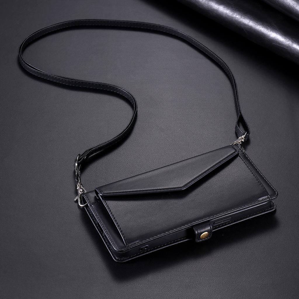 Wallet Case For Samsung Galaxy A17 A37 A57 A06 A16 A26 A36 A56 A15 A35 A55 A14 A34 A54 A13 A33 A53 A52 A72 Lanyard Leather Cover