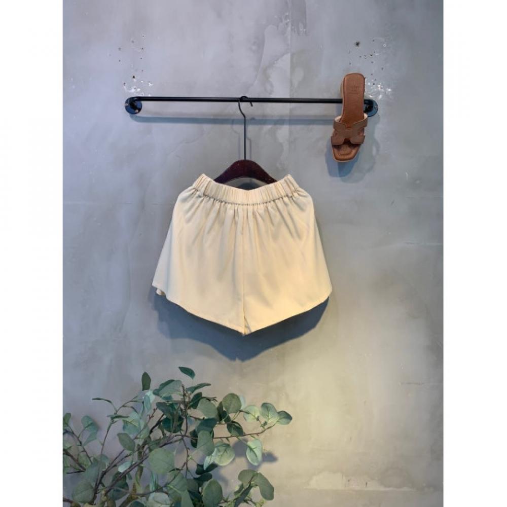 C S In The Room Women Inflated baCk bandIng pIntuCk Pleated Skirt ShortS 2Color