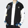 Puma Team Badge Bomber Jacket Unisex Black 677373-01