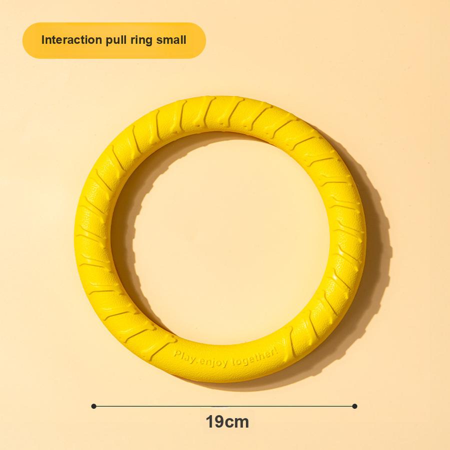 Professional Circle Dog Toys for Aggressive Chewers - Durable Floating Training Toys for Labrador, Golden Retriever, and Border Collie Puppies