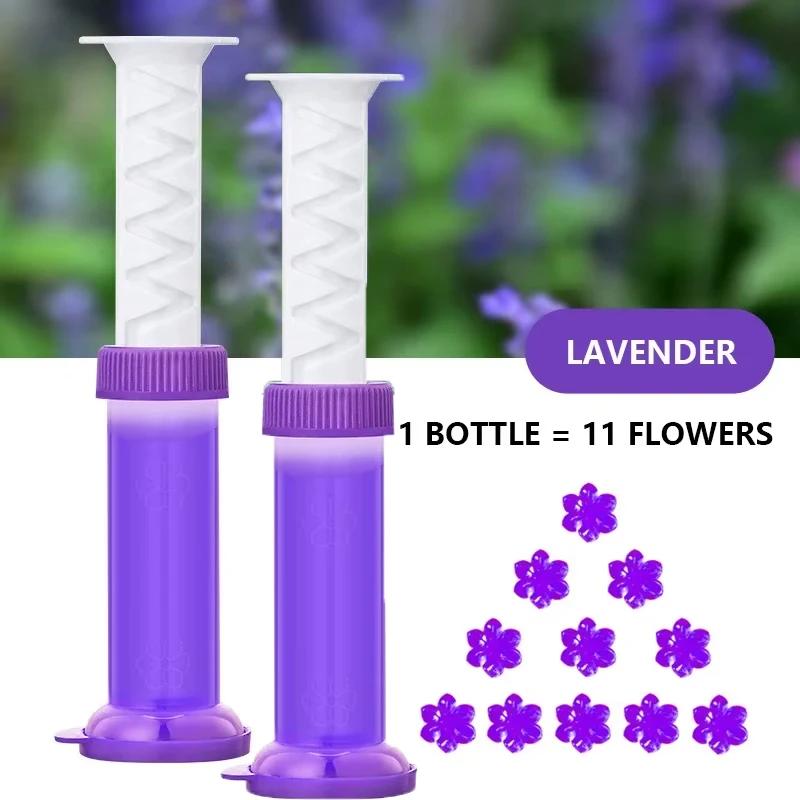 1/2Pcs Toilet Cleaner Gel Syringe Aromatic Drain Toilet Cleaning Detergent Flower Air Freshener Remove Odors Home Bathroom Tools