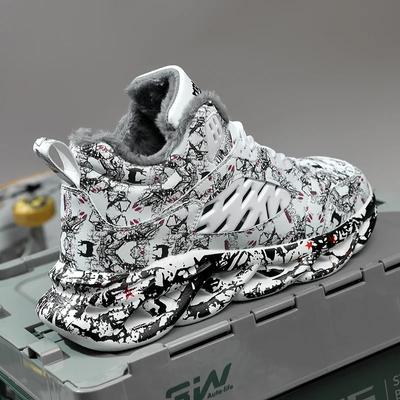 Männer stiefel 2024 neue Winter Hausschuhe Warme Männer Schuhe Wasserdicht Rutschfeste Plüsch Turnschuhe Männlichen tenis schuhe Stiefel Männer Turnschuhe winter