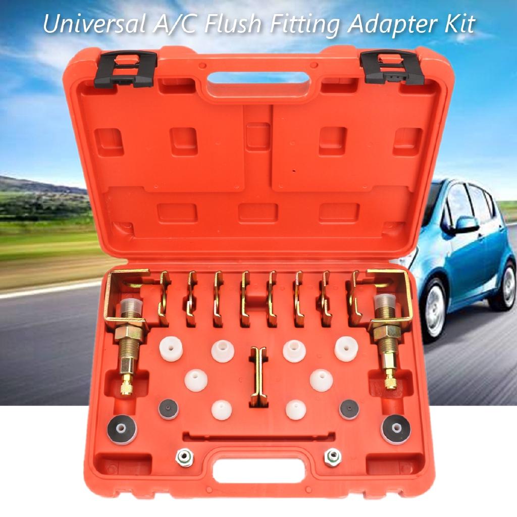 

Комплект переходников для промывки кондиционера / Проверка на герметичность ( Подходит для 99% автомобилей ) универсальный