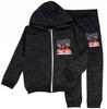 TRACKSUIT SET CAR Sweatshirt Pants Black 2/3 L139C
