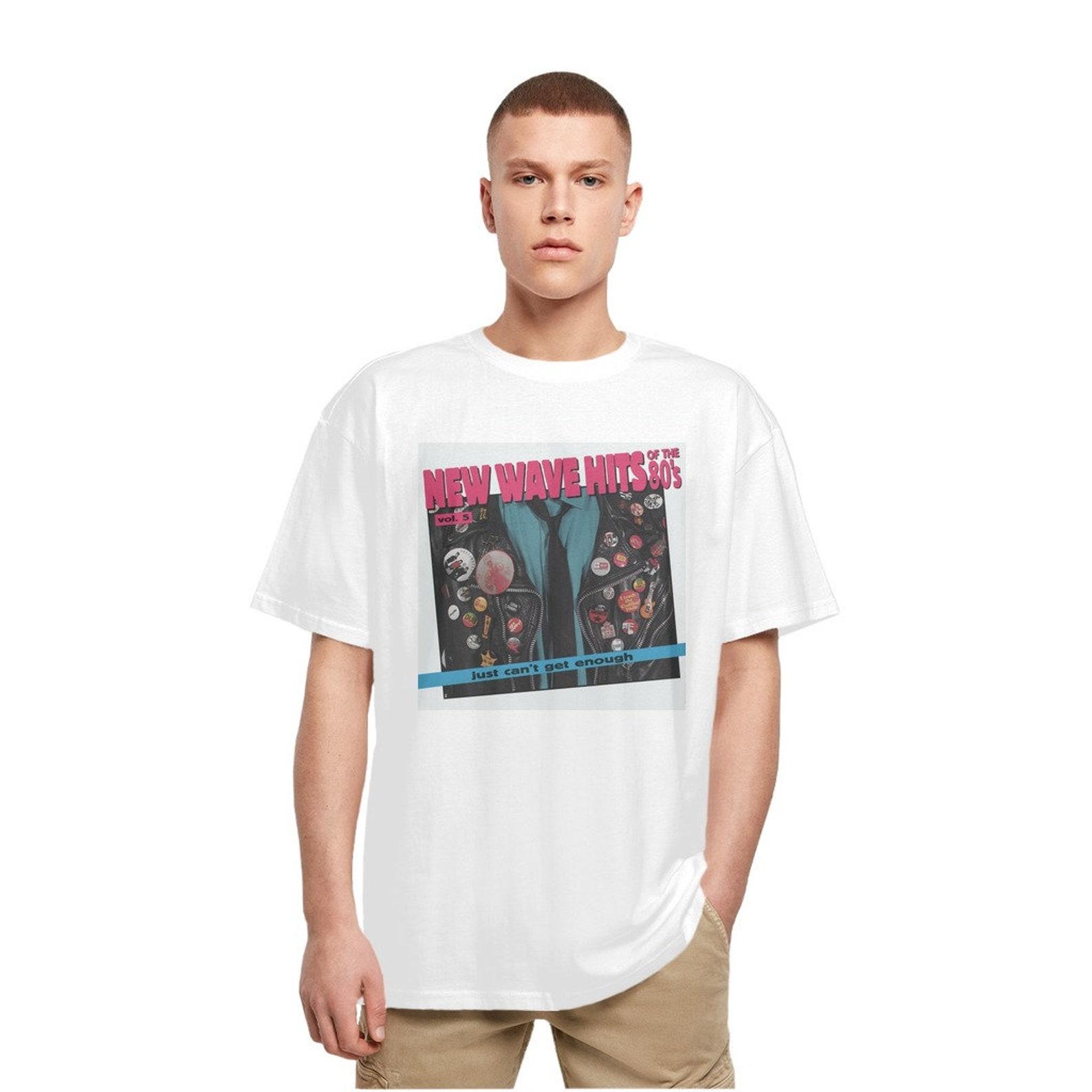 80s New Wave Music Oversized T-Shirt – Retro Fashion Tee M