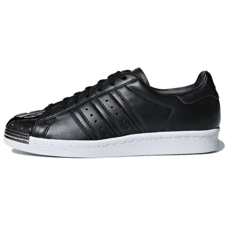 Adidas Originals Superstar 80S Casual Low-Top Sneakers Women Sneakers Obsidian-Black DB2152