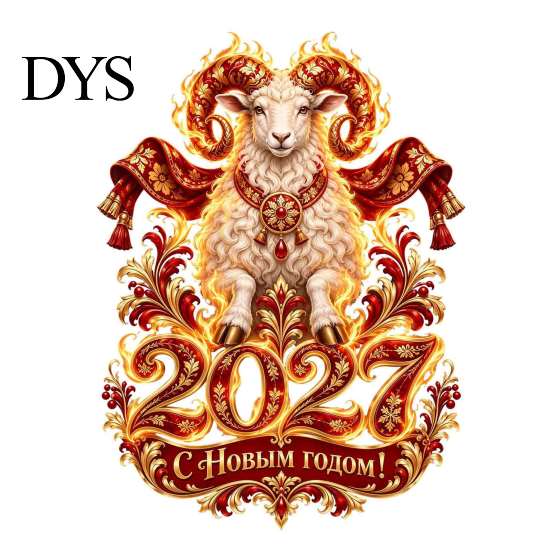 Non Adhesive Window Clings 2027 Year of Sheep Static Clings, Flame Zodiac Glass Stickers, Electrostatic Stickers Russian New Holiday Decorations,