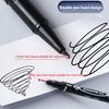 10 PCS Permanent Markers Pens Manga Water Repellent Double Sided Colored Oily Ink Sketch Painting Art School Supplies Stationery