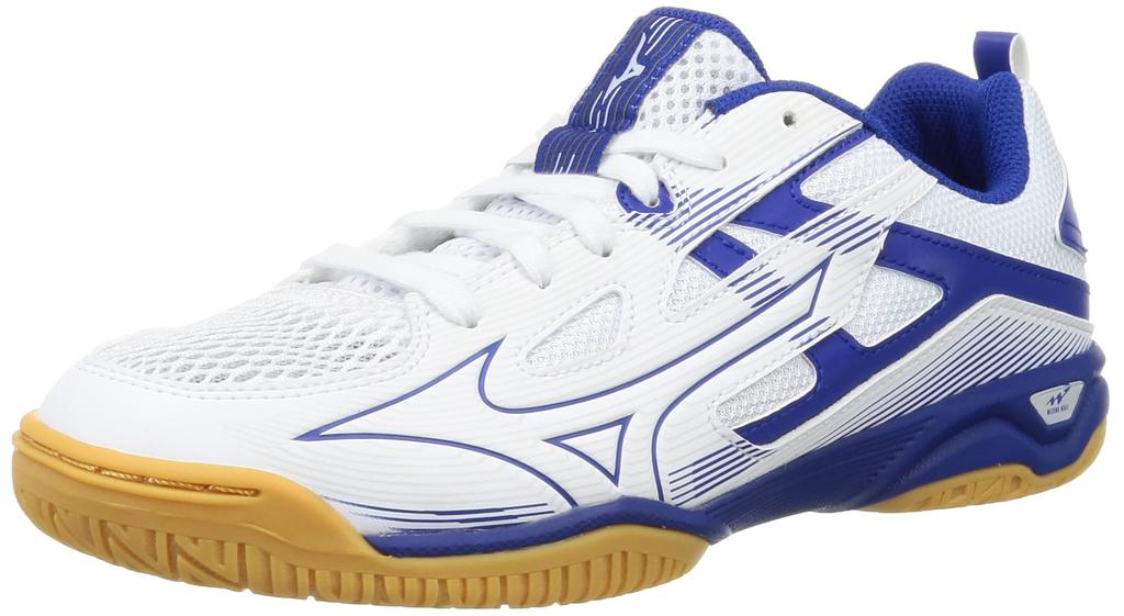 Table Tennis Shoes Wave Kaiserburg 7 Cm 3E [Mizuno] White/Blue 25.0