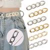 Waist Cinching Buckles for Jeans 3PCS Adjustable Alloy Fashion Reusable Waist Tightening Clips for Loose Pants Waist Fixing