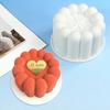 2pcs Flower Petal Chocolate Baking Mould Food Grade Silicone Mousse Cake Molds for Family Gatherings and Celebration