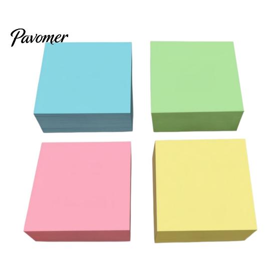 Multi-use Stick Notes Notes, 3x3in Self-Stick Note Pads, 300 Sheets Adhesive Office Memo Pads for Reminder, Office, School Supplies Paper
