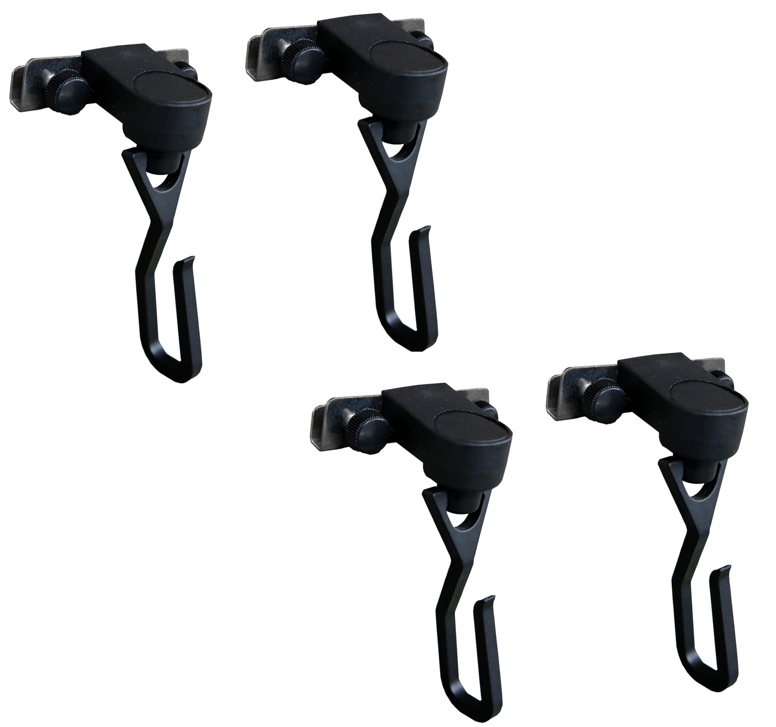 

Set of 2 Adjustable Hooks for and Windproof and No Tools Compatible with Window 2kg Weight Capacity by Mizukan Seirensho Blinds, Awnings, Tarps, чорний