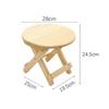 Pine Wood Folding Stool Portable Household Solid Wood Taburet Outdoor Fishing Chair Small Bench Square Stool Kids Furniture