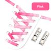 No Tie Shoelaces For Sneakers Elastic Shoe Laces Rainbow Precision Organization Metal Buckle Lock Lazy Shoelace Flat 17 Colors