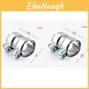 Abraçadeira de Tubo de Escape Turbo Downpipe Downpipe Catback Silenciador Tubo Catalisador de Aço Macio 2" 25"
