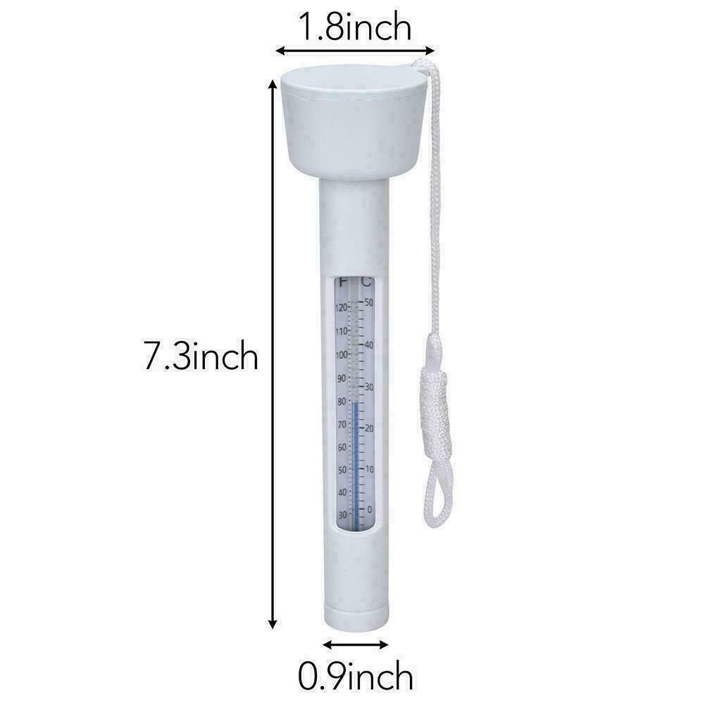 Meter Floating Thermometer Plastic Shatter Resistant Swimming Pool