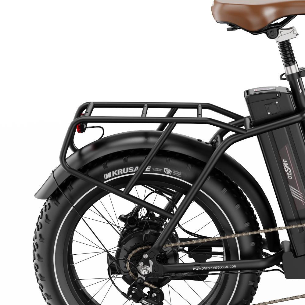 ONESPORT-OT16 MAX Elektrofahrrad – 48V 500W Faltbares Vollaluminium-E-Bike mit 18AH Akku, Ideal für den Stadtverkehr & Tägliche Fahrten