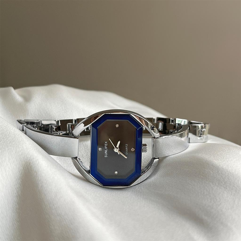 Sunlifex Rectangular Watch Women'S Exquisite Small Fragrance Fine Belt Temperament Women'S High-End Bracelet Watch
