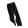 Plus Size Women's Trousers Casual Cropped Pants Spring and Summer Temperament Thin Straight Trousers