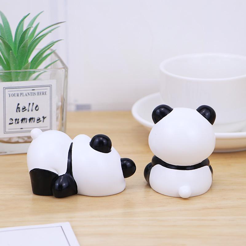 Panda Fufu Figurine: Cute Decor for Home, Office, or Car – Creative Gift Idea