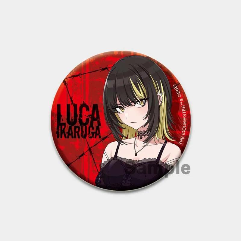 

32/44/58 мм аниме Idolmaster блестящие цветные значки Hagiwara Kisaragi Amami значок ручной работы броши нагрудник для рюкзака одежда подарки 58mm