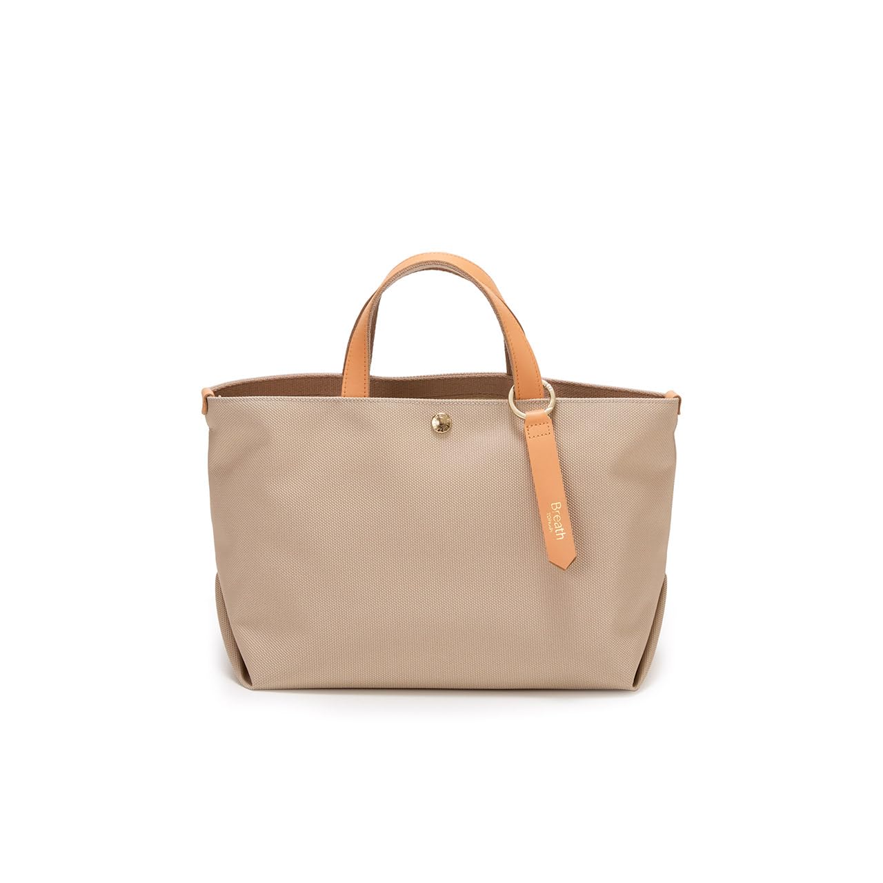 

Topkapi Breath Aerial Nylon Tote Bag with Color Lightweight Light Beige Strap, (Light Beige), Women s, 502086100125,