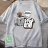 Getoastetes Brot T-Shirt Sommer Trainingsanzug Herren Rundhals Pullover Kurzarm Oberteil Harajuku Baumwolle Sweatshirt Lässige Streetwear