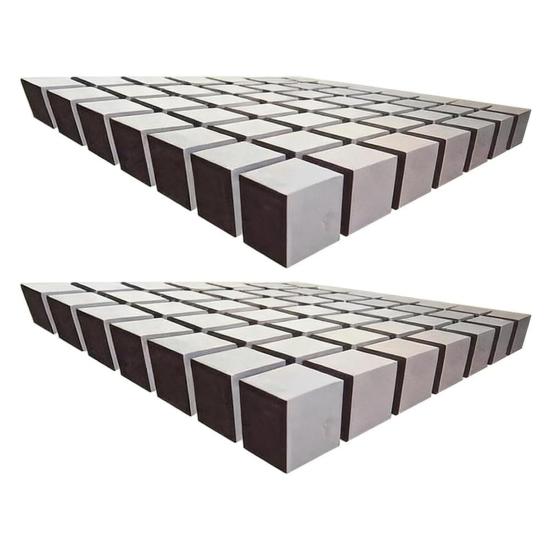 1/2 Set 3D Optik İllüzyon Köşe Duvar Çıkartması Gerçekliği Yeniden Şekillendiren Duvar Sanatı Kendinden Yapışkanlı Çıkarılabilir Stereoskopik Küp Çıkartması Ev Ofis Salon